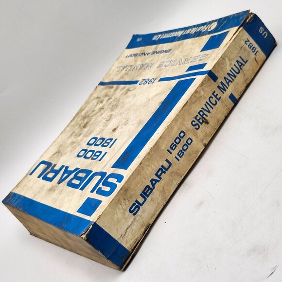 1982 Subaru 1600 1800 Service Manual Engine And Body Fuji Heavy Industries Ltd - Picture 4 of 5